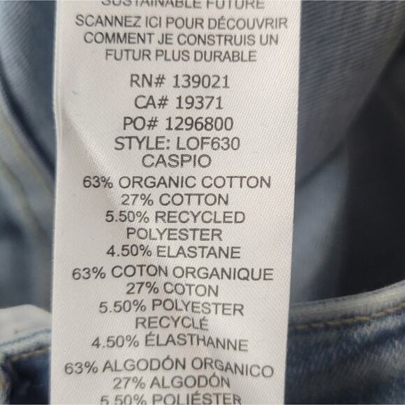 Frame Jeans Le One Flare Caspio Size 2 = Medium = 30-34 - Picture 9 of 10